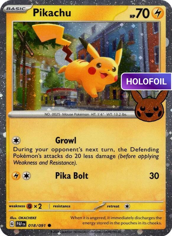 Pikachu - 018/091 (Cosmos Holo) (TTBB24) #018 [EN/H]