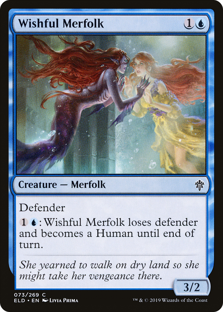 Wishful Merfolk (ELD) #73 [EN/N]