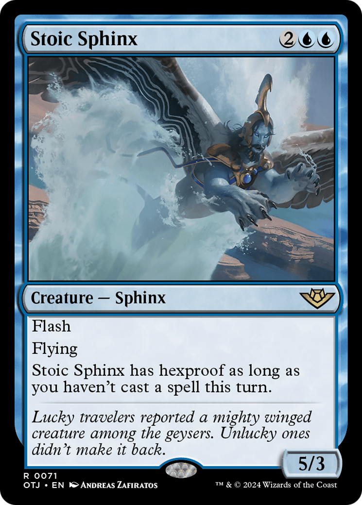 Stoic Sphinx (OTJ) #71 [EN/N] s/o