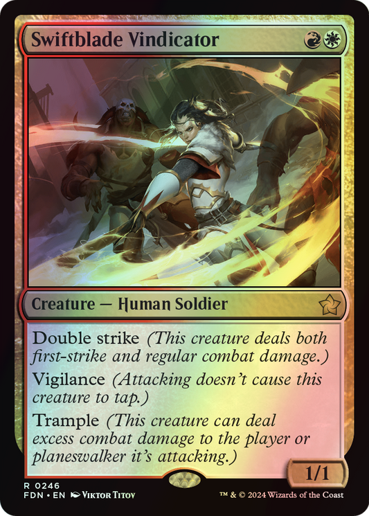Swiftblade Vindicator (FDN) #246 [EN/F]