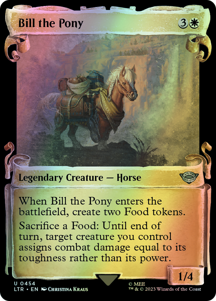 Bill the Pony - Silver Foil (LTR) #454 [EN/F]