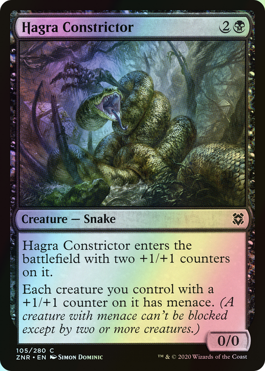 Hagra Constrictor (ZNR) #105 [EN/F] s/o