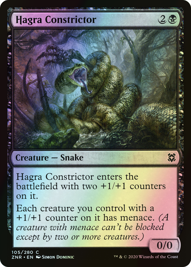 Hagra Constrictor (ZNR) #105 [EN/F] s/o