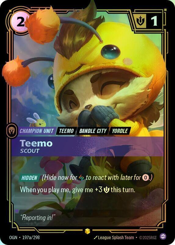 Teemo, Scout (Alternate Art) (OGN) #197a [EN/F]