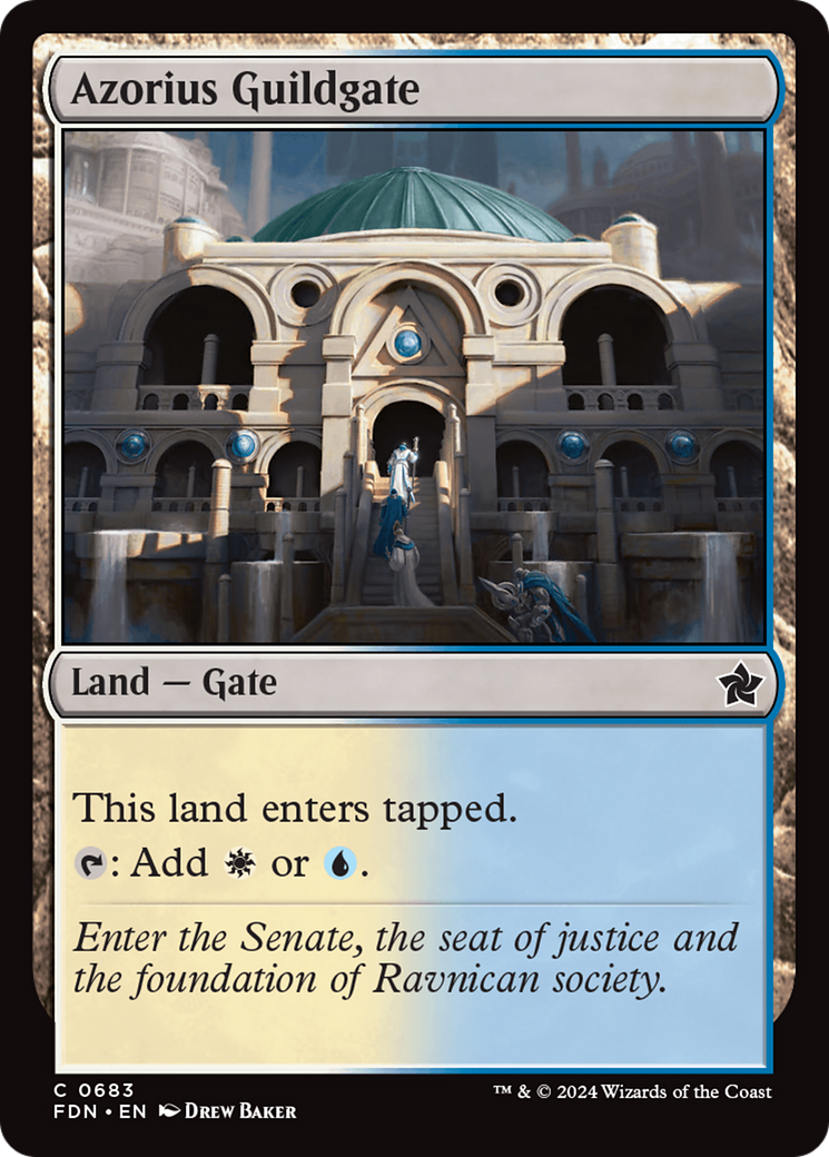 Azorius Guildgate (FDN) #683 [EN/N] s/o