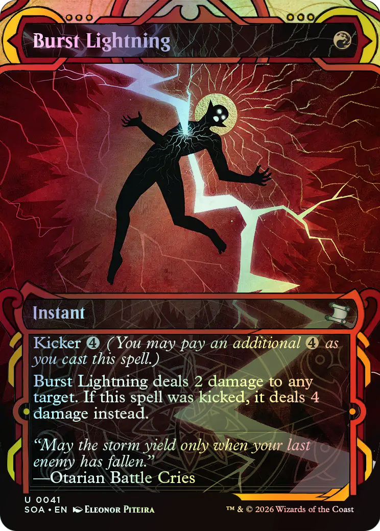 Burst Lightning (SOA) #41 [EN/F] s/o