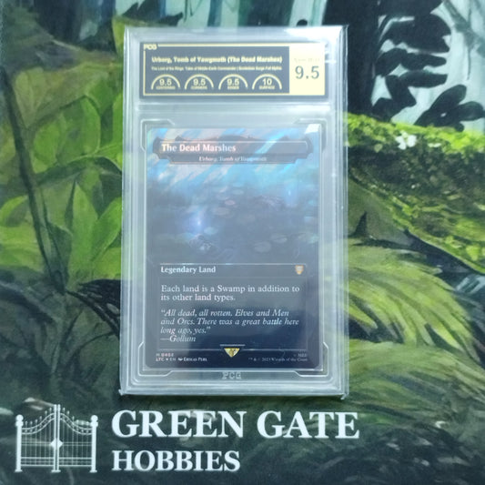 The Dead Marshes - Urborg, Tomb of Yawgmoth (Surge Foil) - Commander: The Lord of the Rings: Tales of Middle-earth - PCG 9.5 Gem Mint