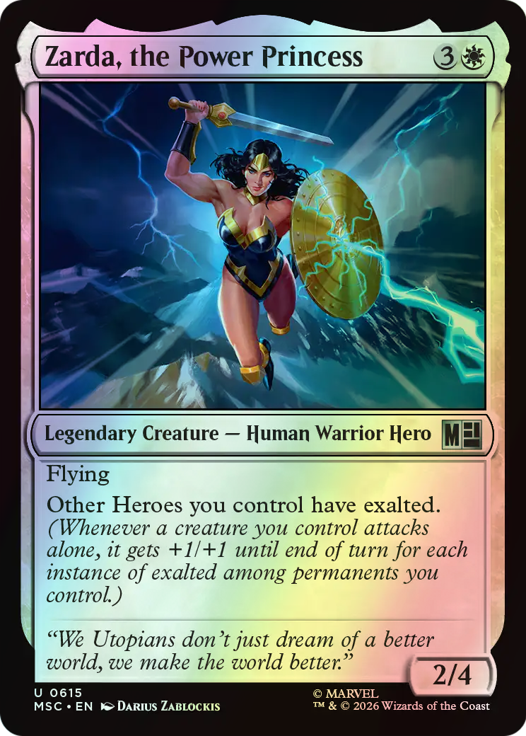 Zarda, the Power Princess (MSC) #615 [EN/F]
