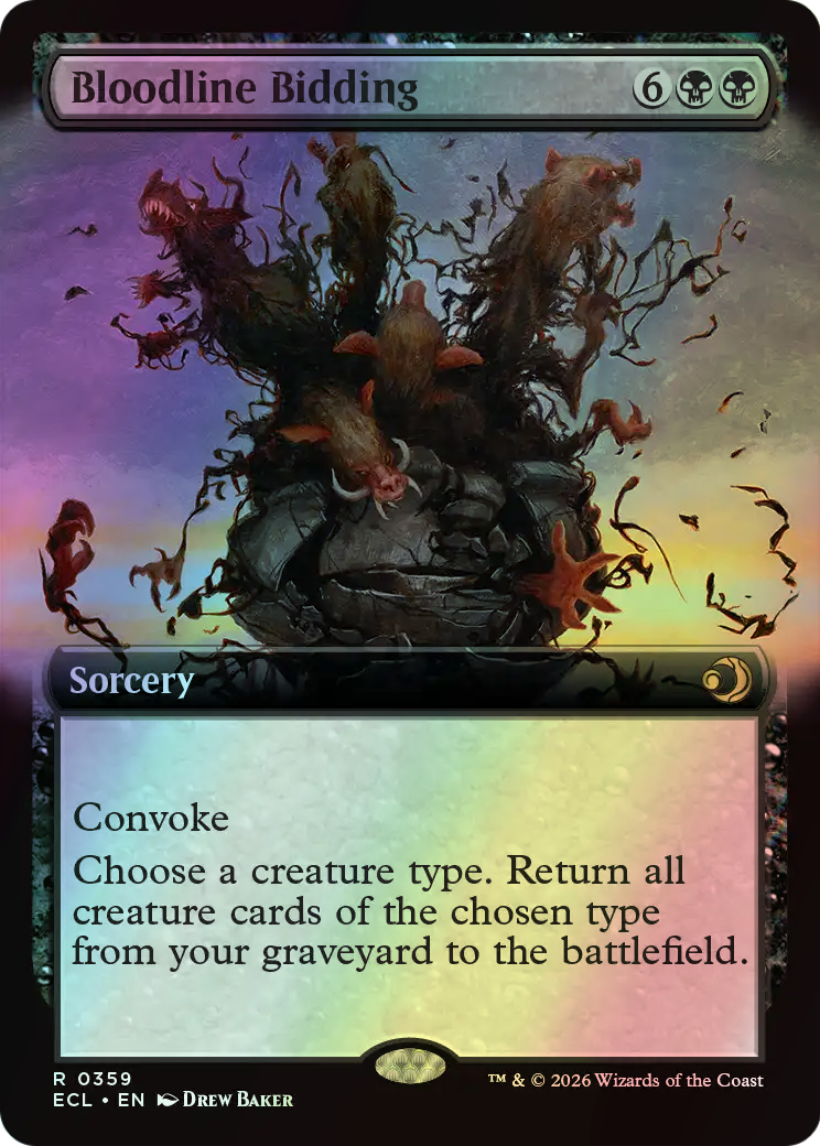 Bloodline Bidding (ECL) #359 [EN/F] s/o