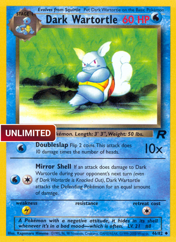 Dark Wartortle (TR) #46 [EN/U]
