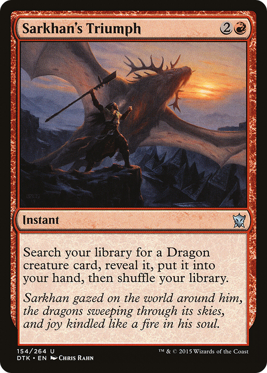 Sarkhan's Triumph (DTK) #154 [EN/N] s/o
