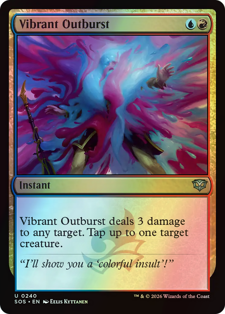 Vibrant Outburst (SOS) #240 [EN/F] s/o