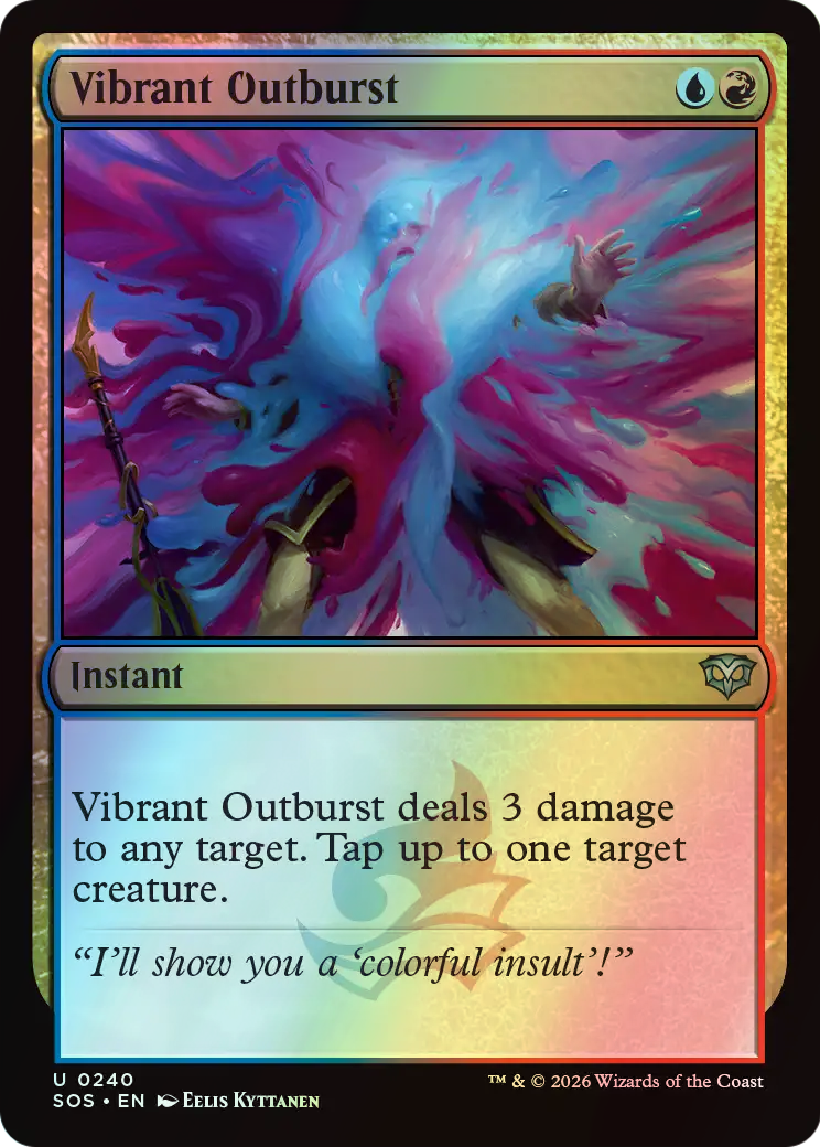 Vibrant Outburst (SOS) #240 [EN/F] s/o