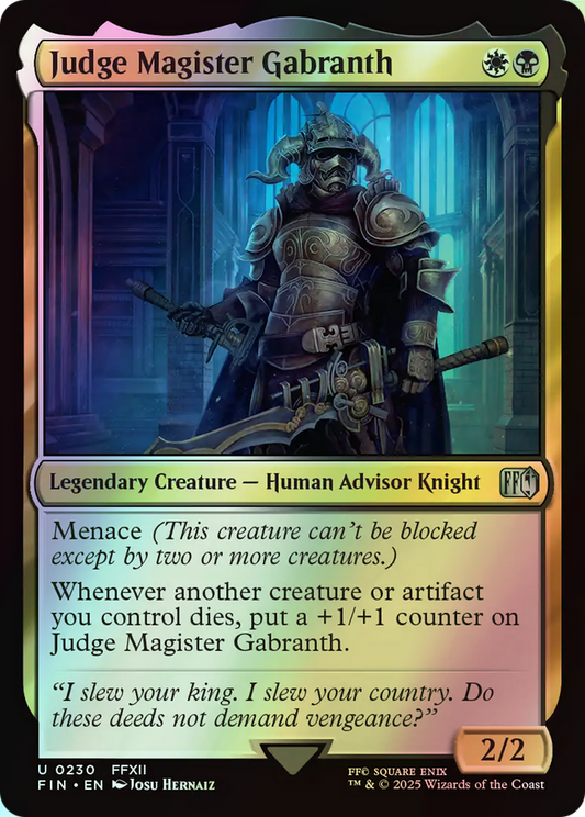 Judge Magister Gabranth (FIN) #230 [EN/F] s/o
