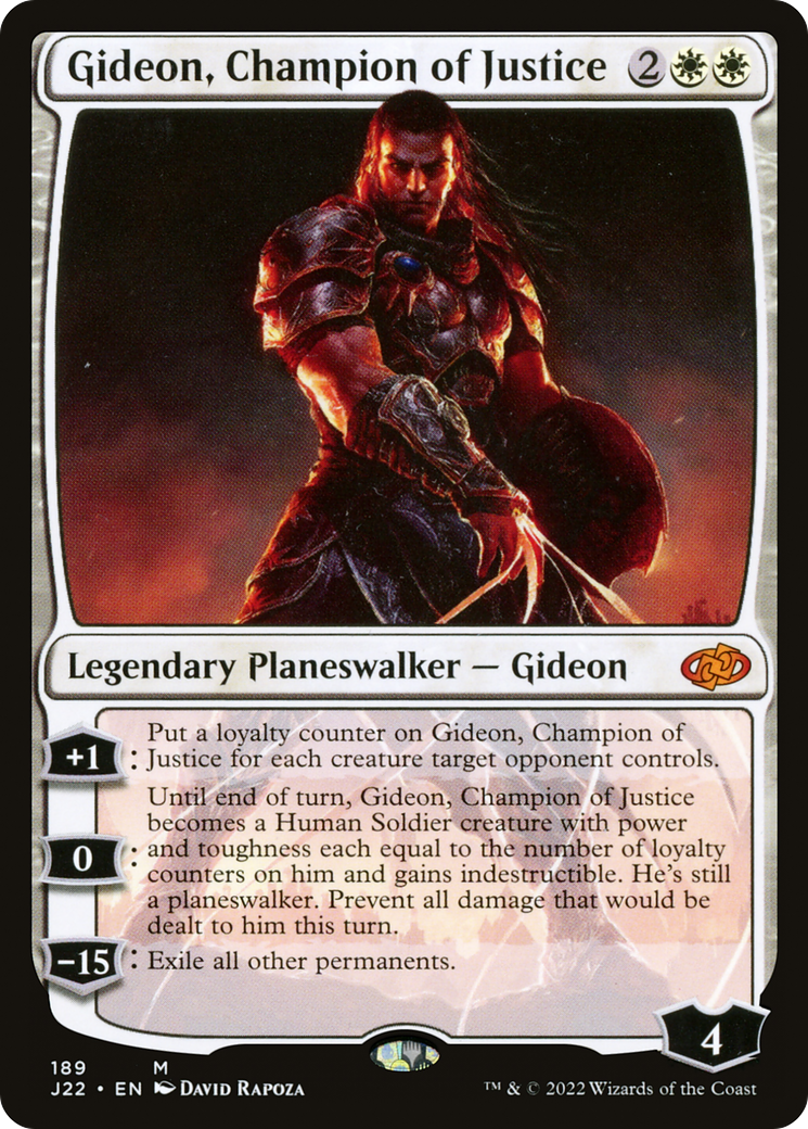 Gideon, Champion of Justice (J22) #189 [EN/N]