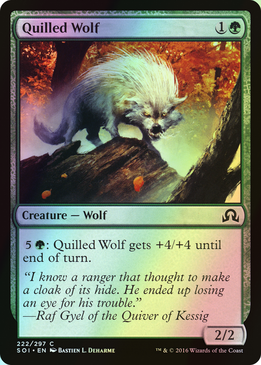 Quilled Wolf (SOI) #222 [EN/F]