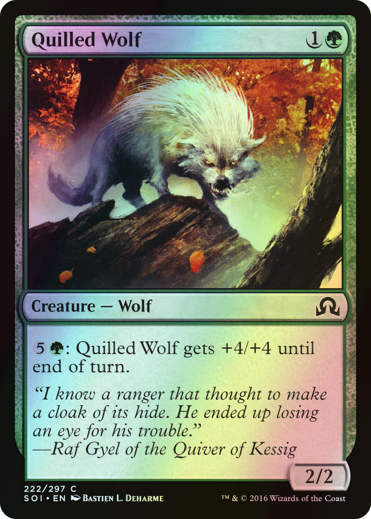 Quilled Wolf (SOI) #222 [EN/F]