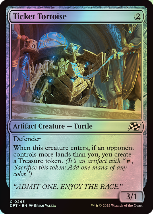 Ticket Tortoise (DFT) #245 [EN/F] s/o