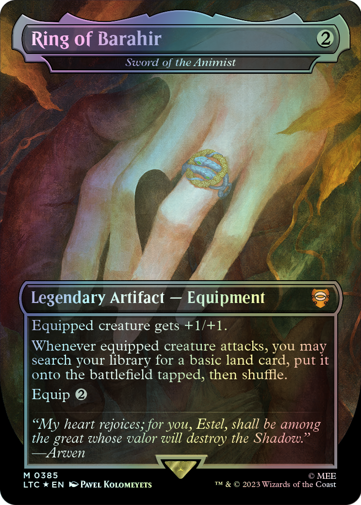 Sword of the Animist - Surge Foil (LTC) #385 [EN/F] s/o