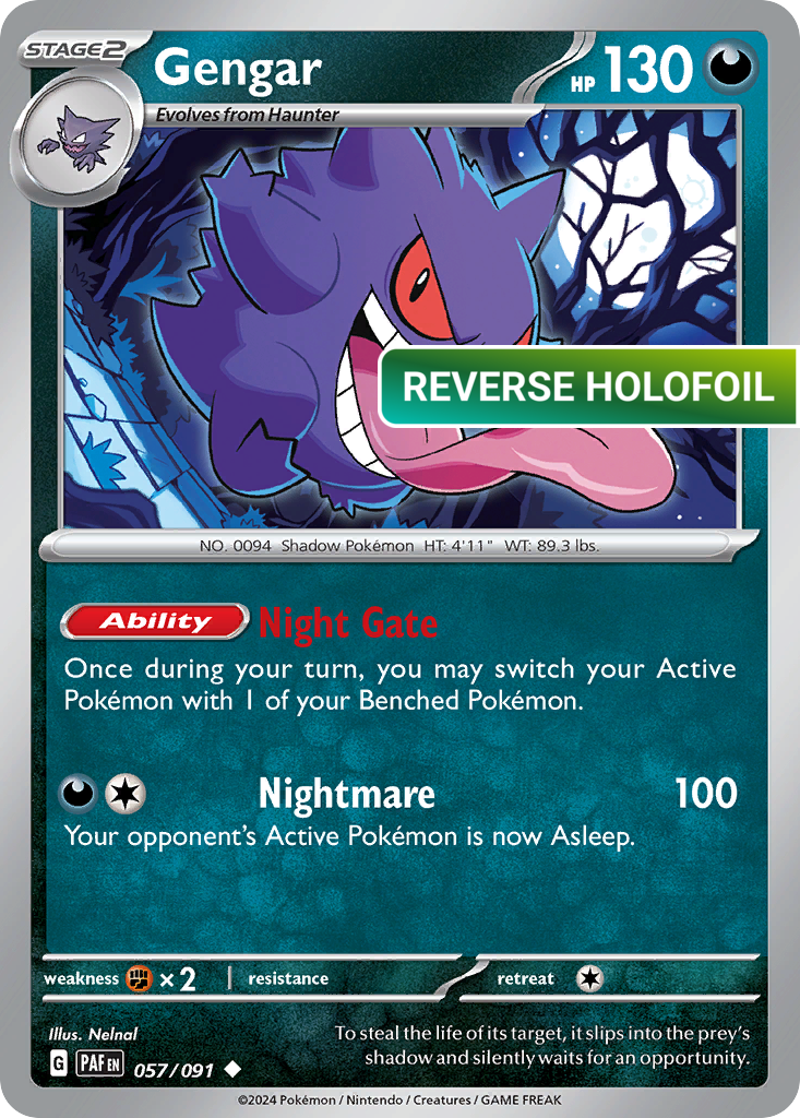 Gengar (PAF) #57 [EN/R] s/o