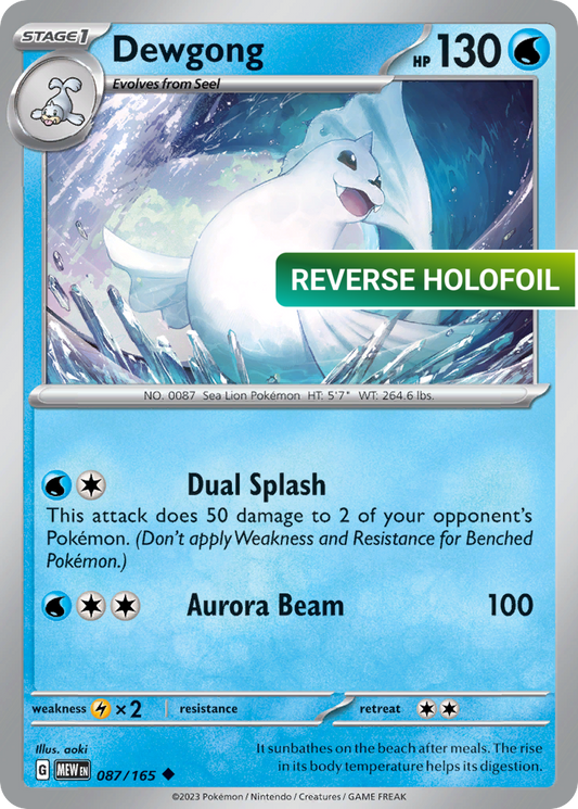 Dewgong (MEW) #87 [EN/R] s/o