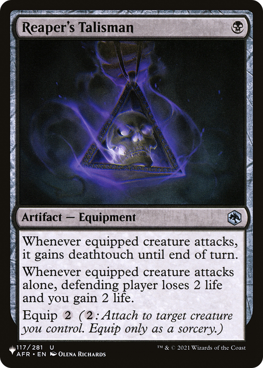 Reaper's Talisman (PLST) #AFR-117 [EN/N]