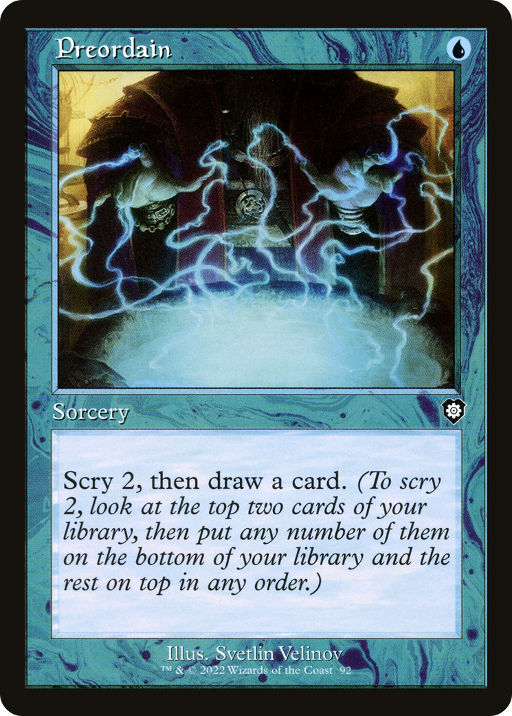 Preordain (BRC) #92 [EN/N] s/o