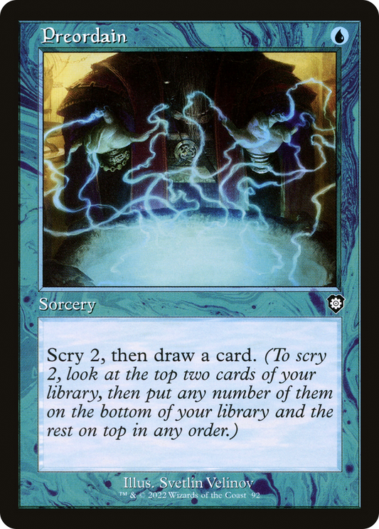 Preordain (BRC) #92 [EN/N] s/o