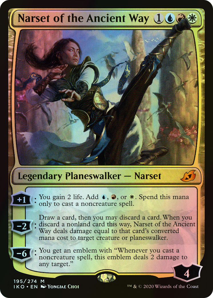 Narset of the Ancient Way (IKO) #195 [EN/F] s/o