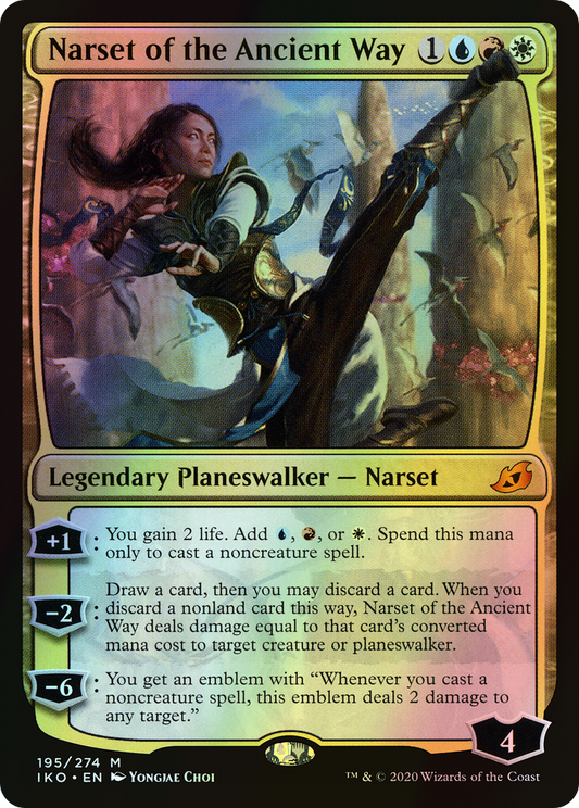 Narset of the Ancient Way (IKO) #195 [EN/F] s/o