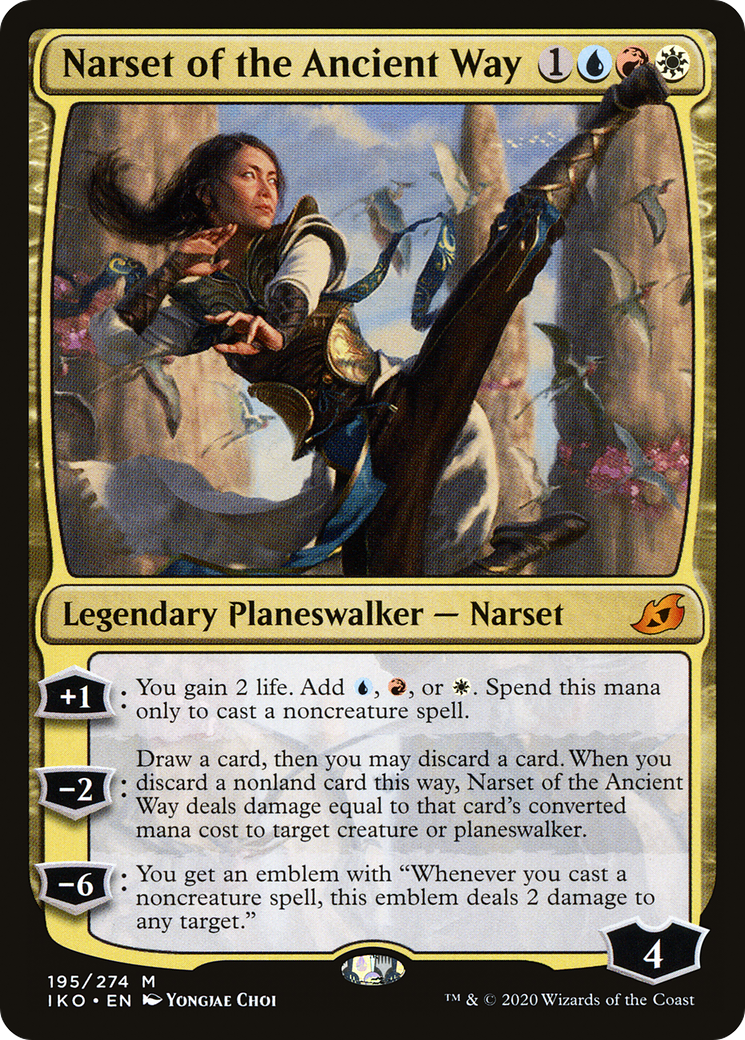 Narset of the Ancient Way (IKO) #195 [EN/N]