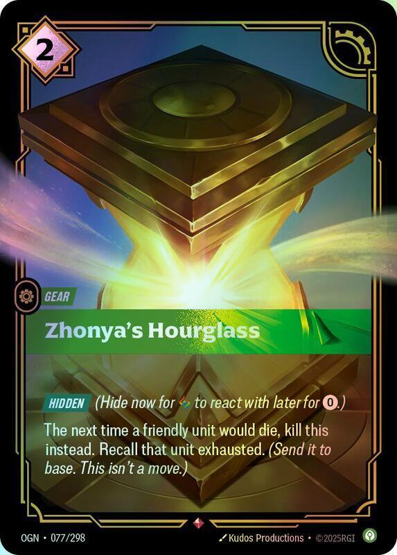 Zhonya's Hourglass (OGN) #077 [EN/F] s/o