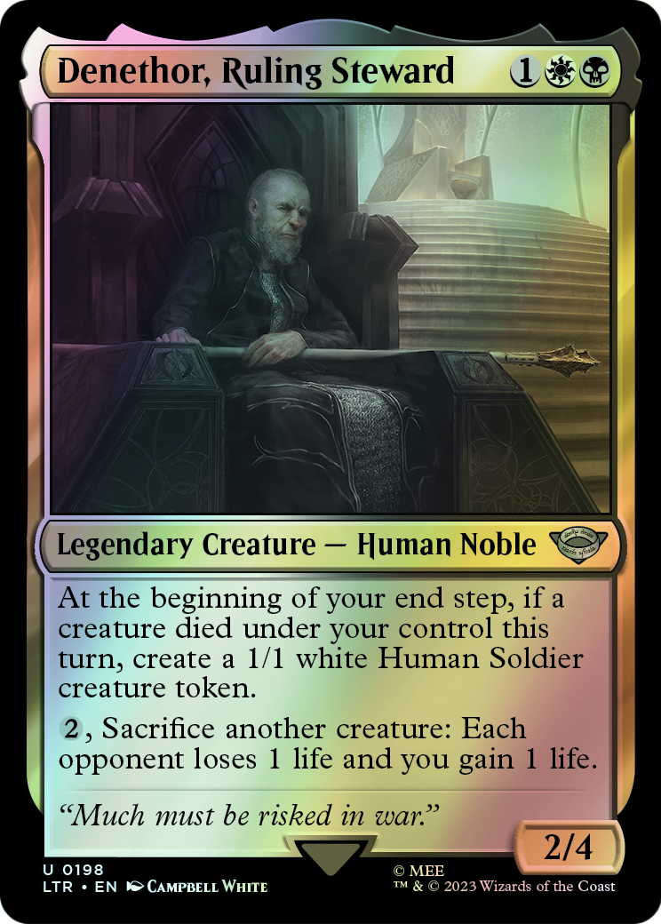 Denethor, Ruling Steward (LTR) #198 [EN/F]