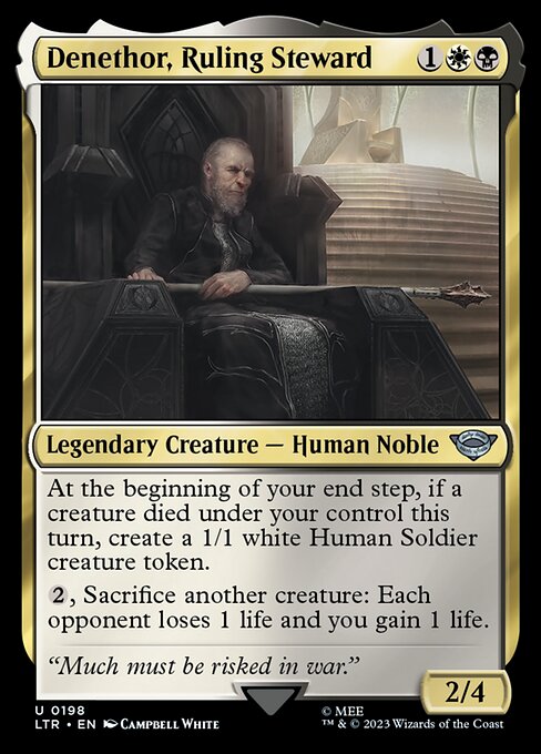 Denethor, Ruling Steward (LTR) #198 [EN/N]