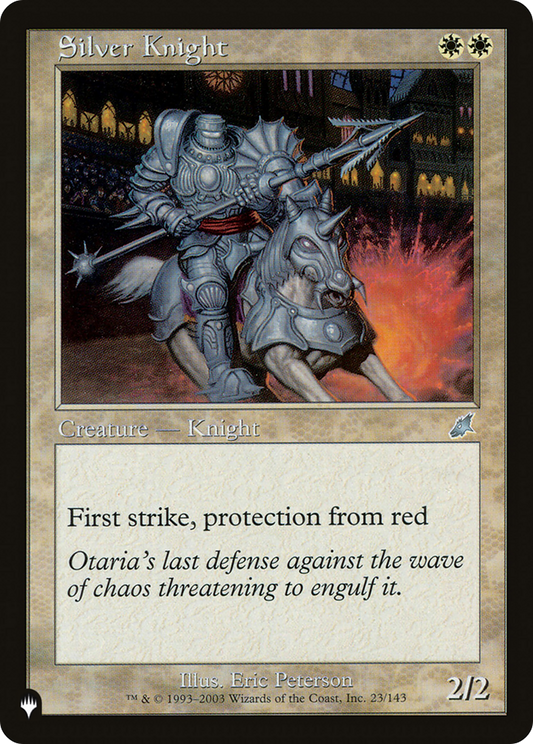 Silver Knight (PLST) #SCG-23 [EN/N] s/o