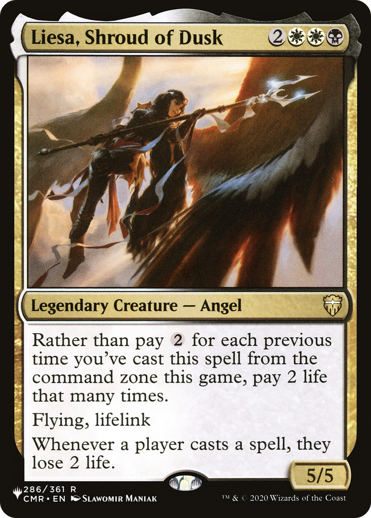 Liesa, Shroud of Dusk (PLST) #CMR-286 [EN/N] s/o