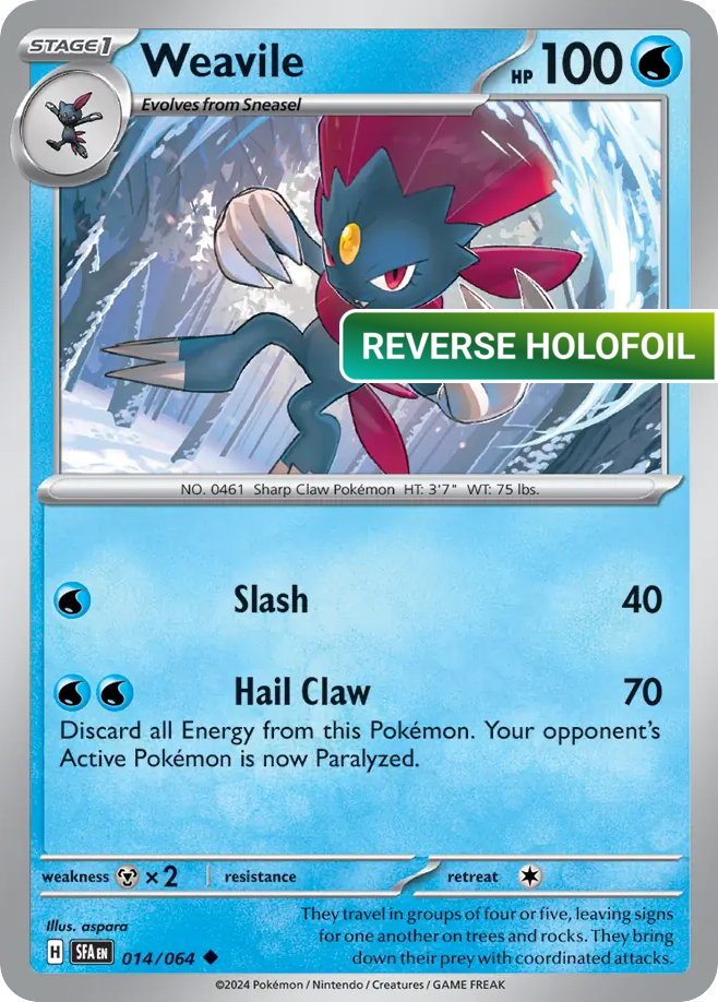 Weavile (SFA) #14 [EN/R]