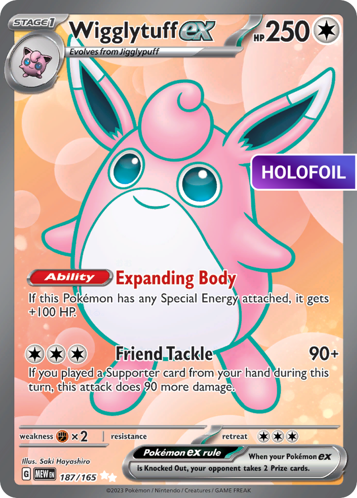 Wigglytuff ex (MEW) #187 [EN/H]