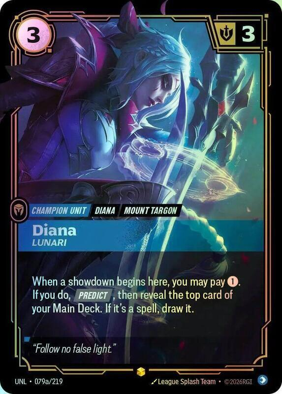 Diana - Lunari (Alternate Art) (UNL) #079a [EN/F]