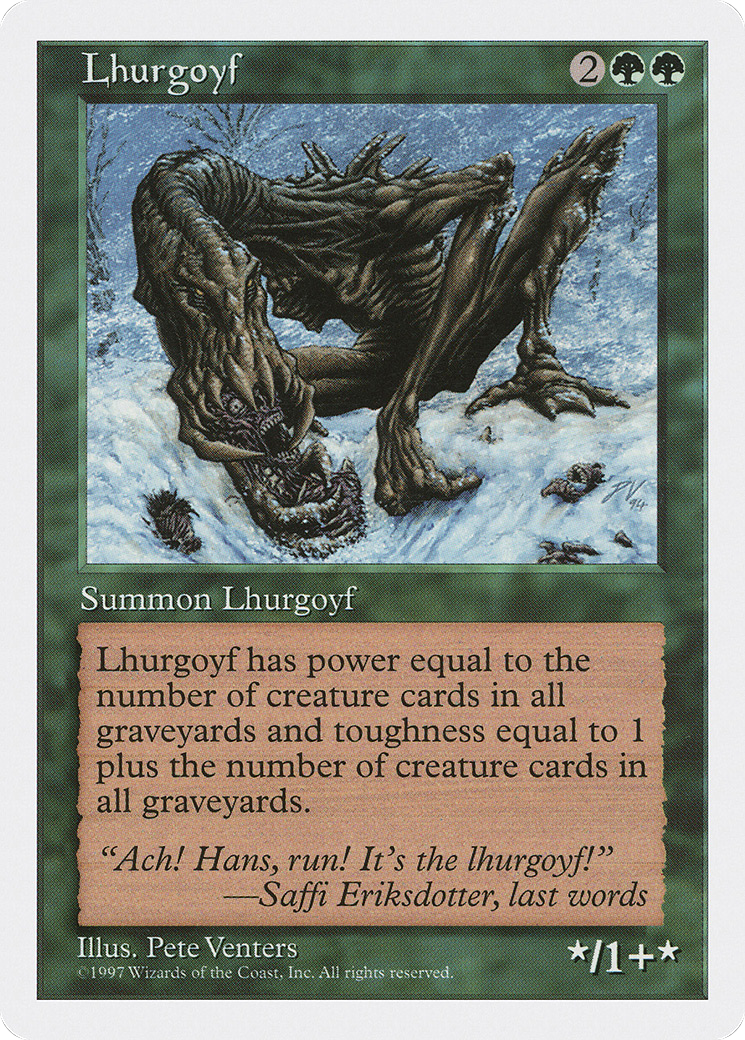 Lhurgoyf (5ED) #309 [EN/N]