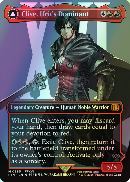 Clive, Ifrit's Dominant // Ifrit, Warden of Inferno (FIN) #385 [EN/F] s/o