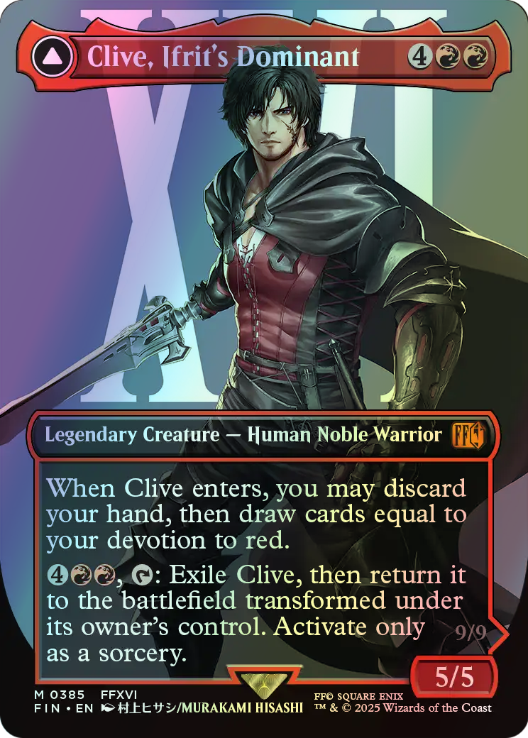 Clive, Ifrit's Dominant // Ifrit, Warden of Inferno (FIN) #385 [EN/F] s/o