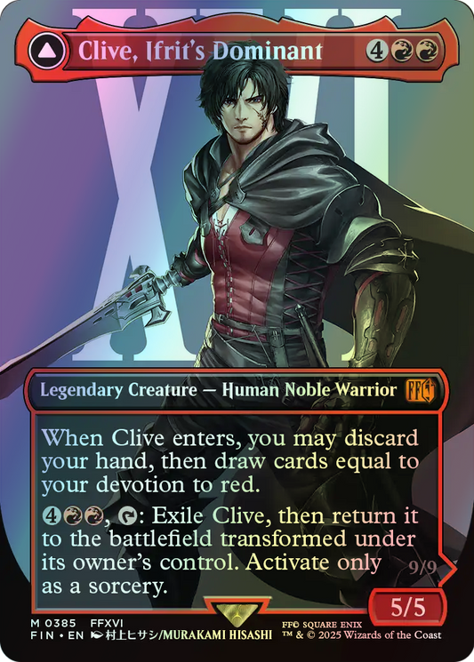 Clive, Ifrit's Dominant // Ifrit, Warden of Inferno (FIN) #385 [EN/F] s/o