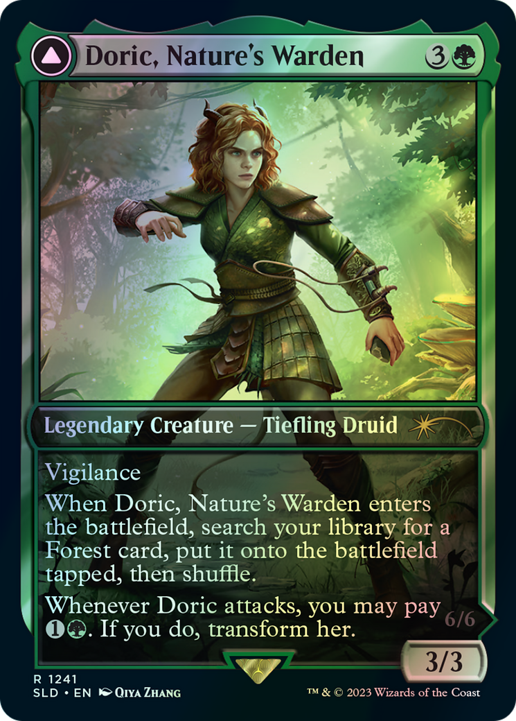 Casal, Lurkwood Pathfinder // Casal, Pathbreaker Owlbear (SLD) #1241 [EN/F] s/o