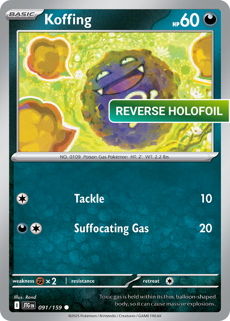 Koffing (JTG) #091 [EN/R] s/o