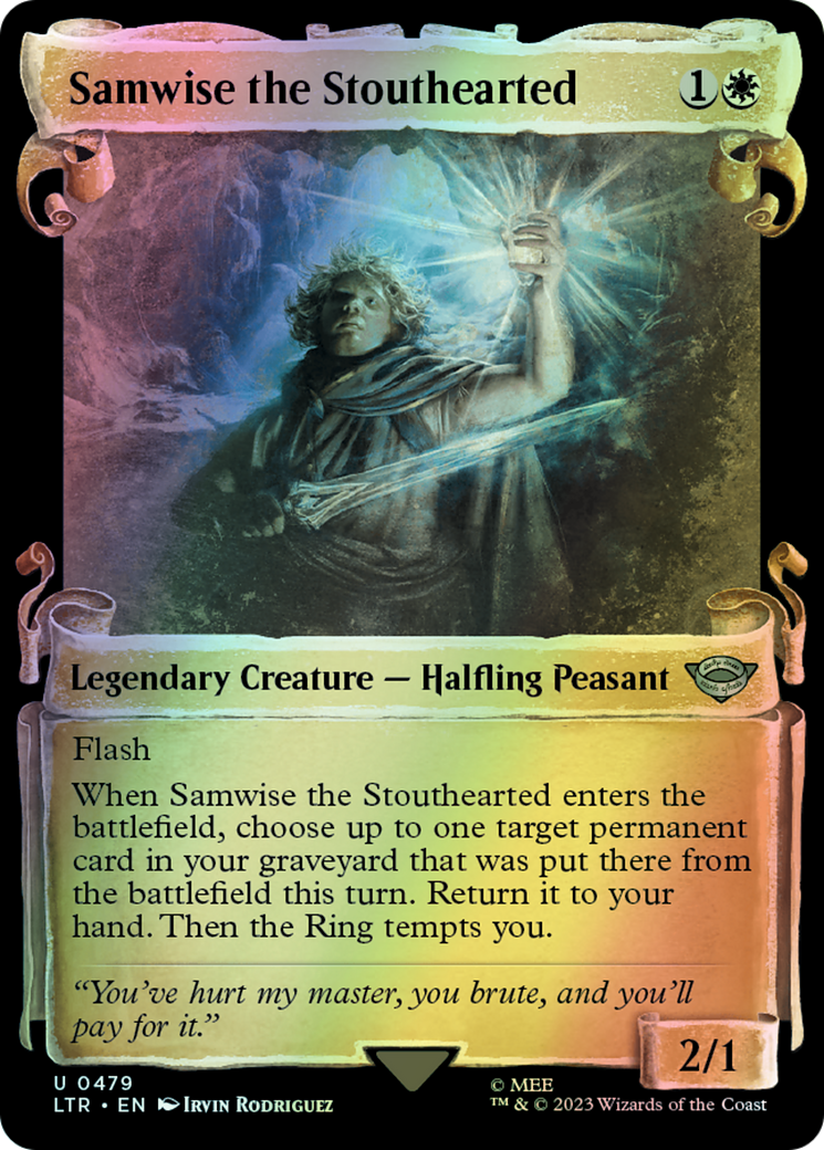 Samwise the Stouthearted - Silver Foil (LTR) #479 [EN/F] s/o