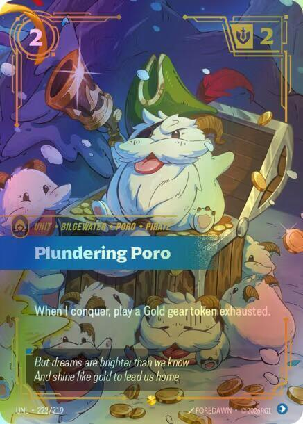 Plundering Poro (Overnumbered) (UNL) #222 [EN/F]