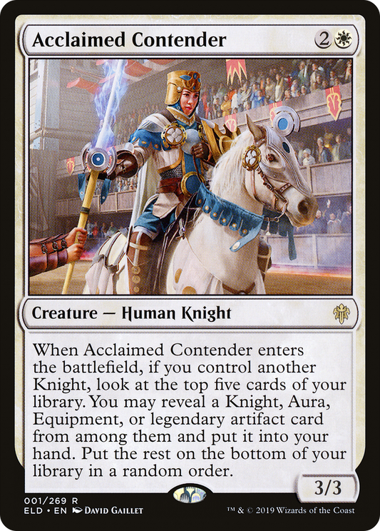 Acclaimed Contender (ELD) #1 [EN/N]