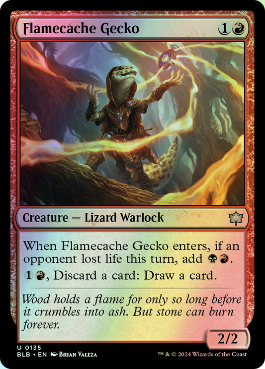 Flamecache Gecko (BLB) #135 [EN/F] s/o