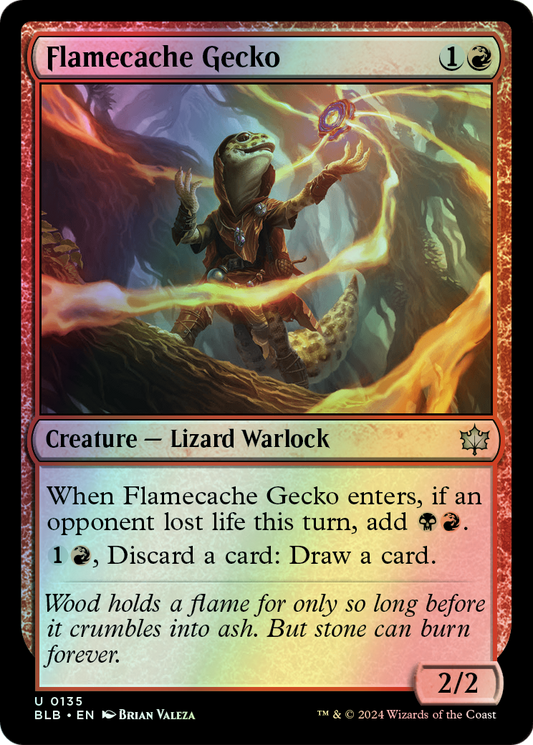 Flamecache Gecko (BLB) #135 [EN/F] s/o